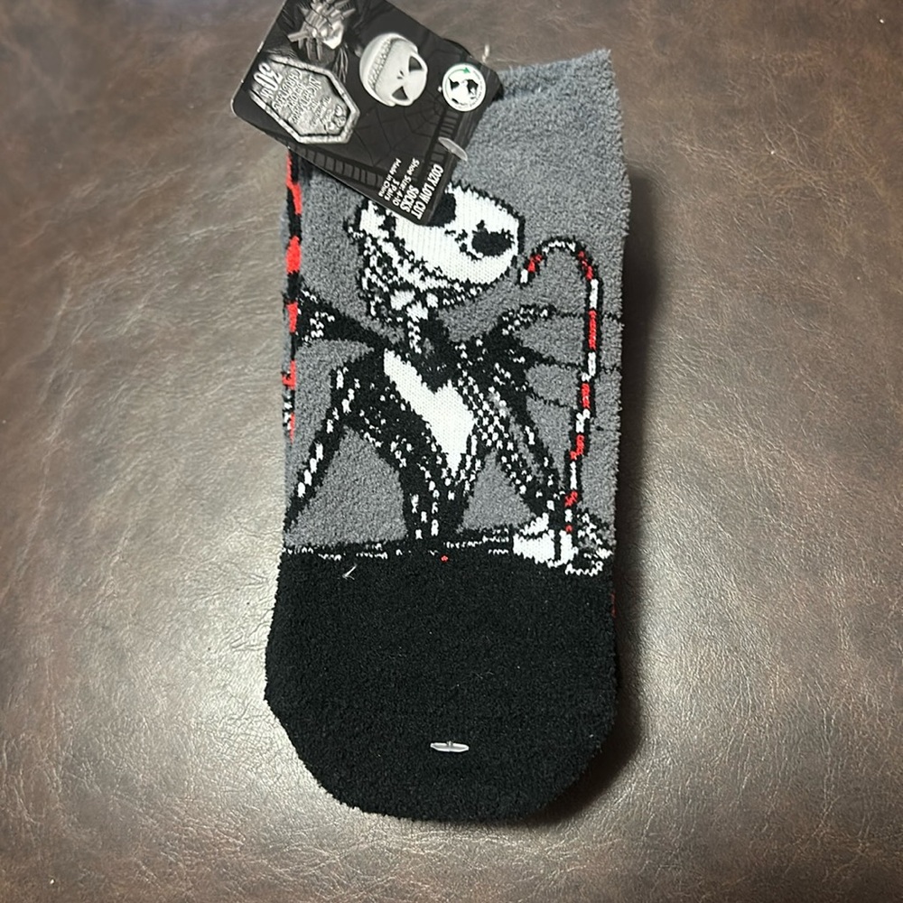DISNEY NIGHTMARE BEFORE CHRISTMAS COZY LOW CUT SOCKS: 3 PAIRS: SIZE 4-10